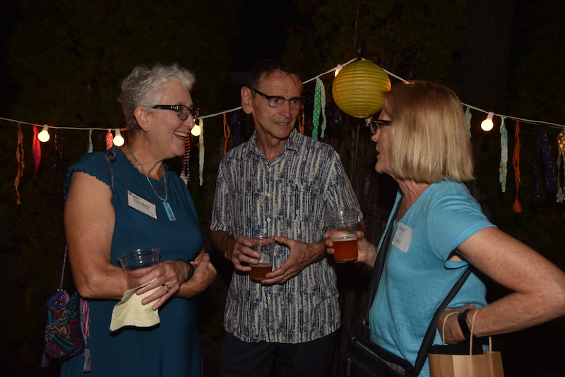 LWN Coordinator Diane Martin with husband and friend