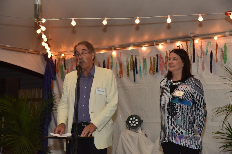 Charley and Diane Norris present the Spirit Award