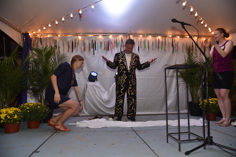The grand unveiling